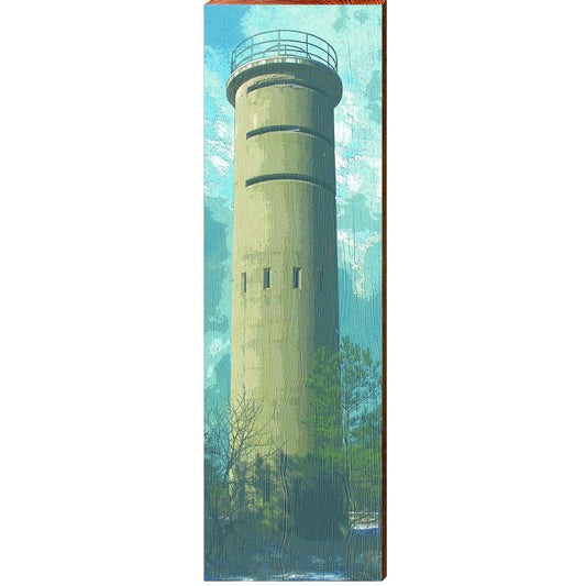 Whiskey Beach Tower | Wall Art Print on Real Wood