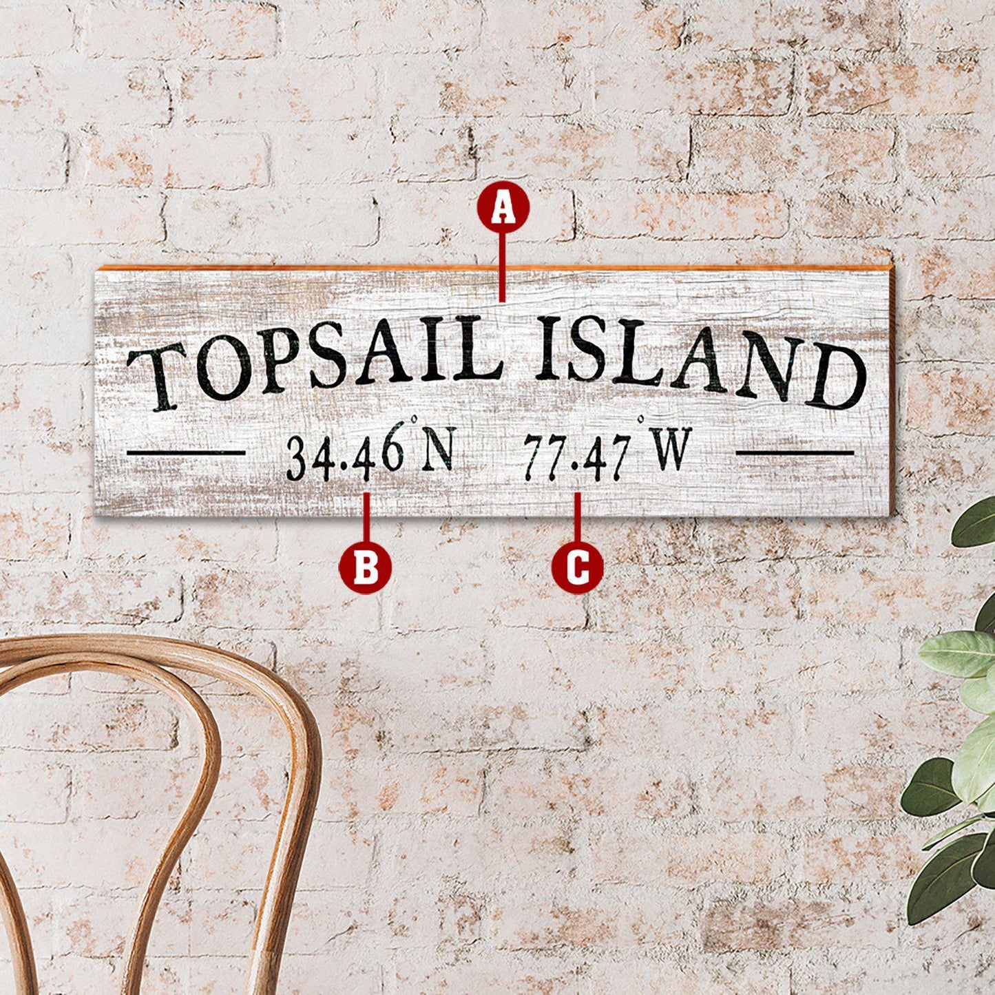 Customizable Black/White Farmhouse Sign | Wall Art Print on Real Wood