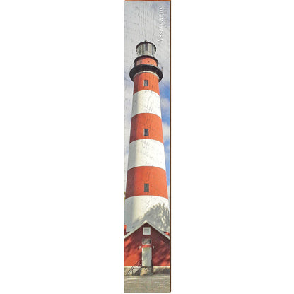 Assateague Lighthouse TRE9 | Wall Art Print on Real Wood