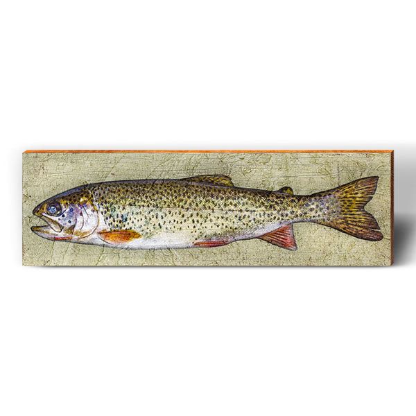 Cutthroat Trout | Wall Art Print on Real Wood