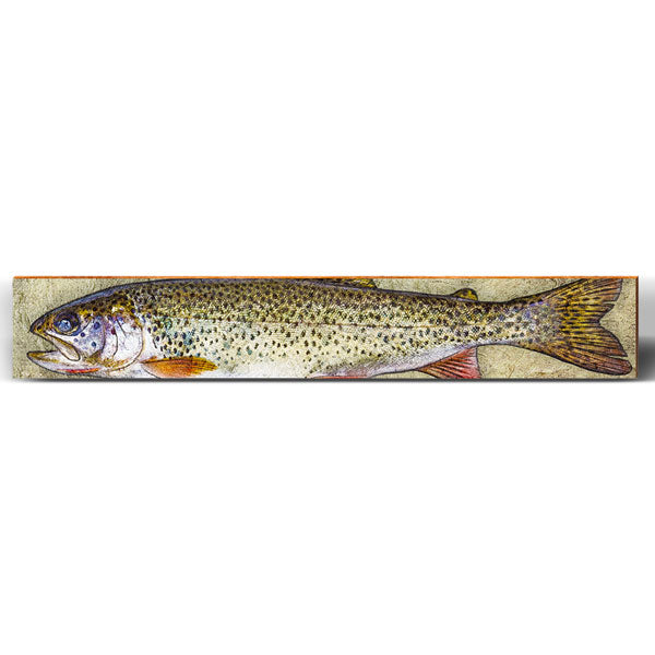 Cutthroat Trout Large | Wall Art Print on Real Wood