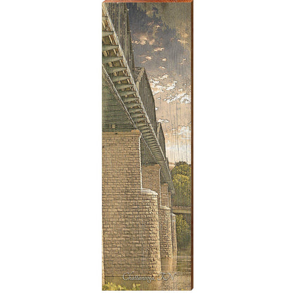 Chattanooga Bridge | Wall Art Print on Real Wood