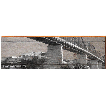 Chattanooga Bridge | Wall Art Print on Real Wood