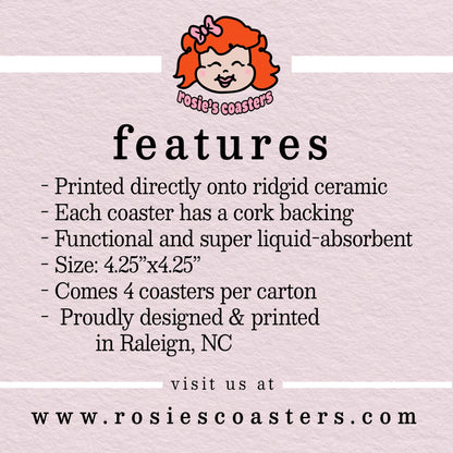 Lake Norman | Absorbent Ceramic Drink Coaster